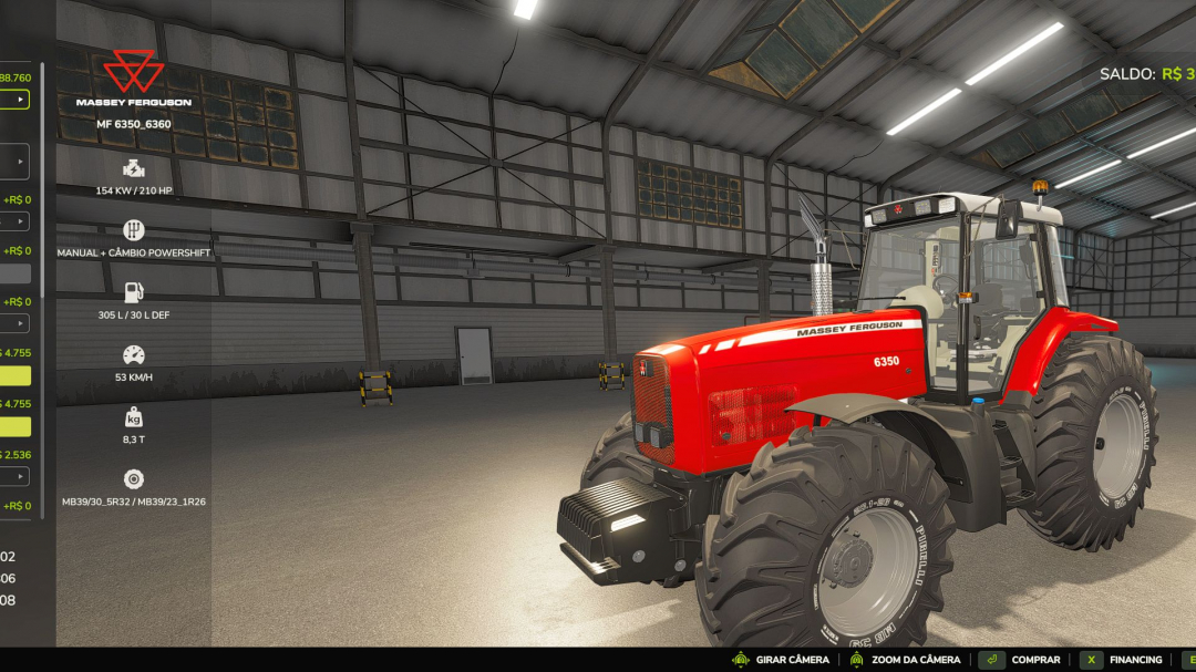 Massey Ferguson 6350-6360 (6000 Series) V2.2.2.1