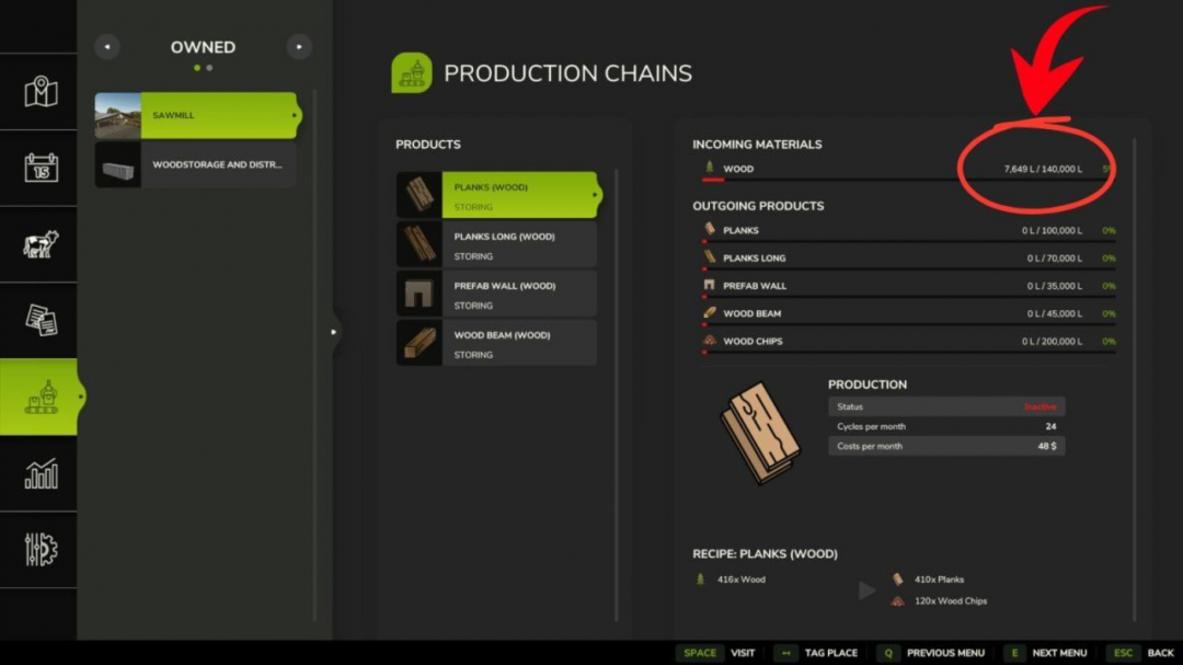 Wood Storage And Distribution V1.0