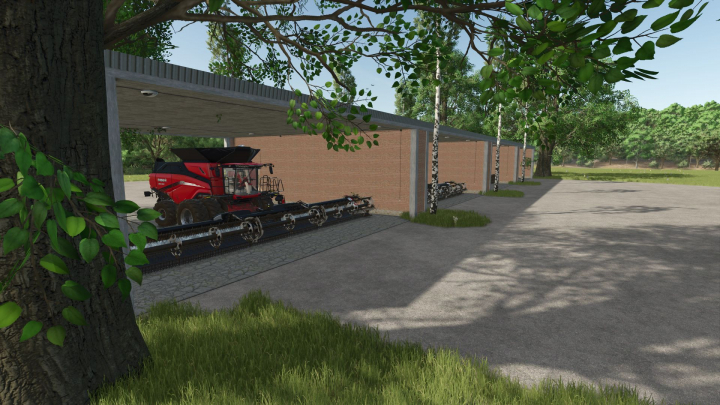 fs25-mods,  Harvester garage V1.0