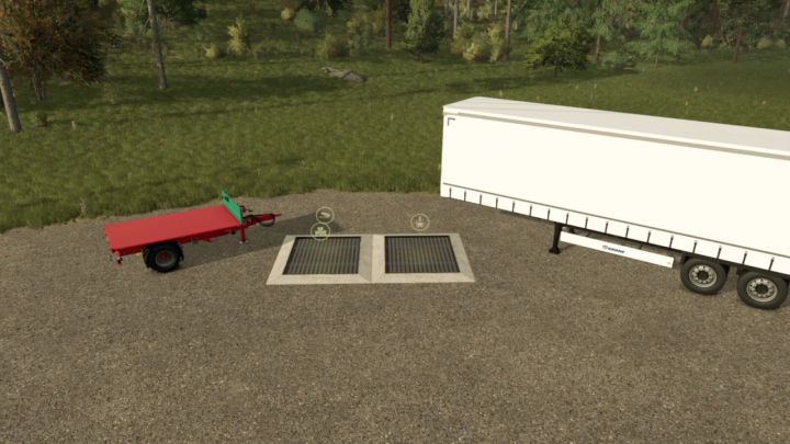 fs25-mods, Pallet Silo With Autoload Trailers V1.0