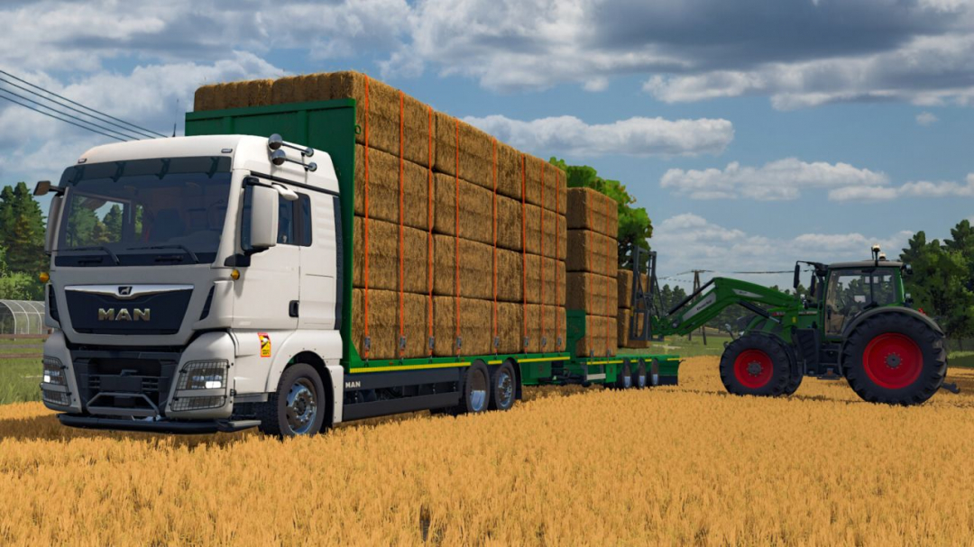 MAN TGX 6×2 Straw Bale V1.0