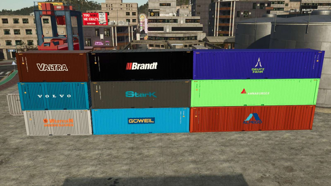 Fliegl Shipping Container Pack v1.0