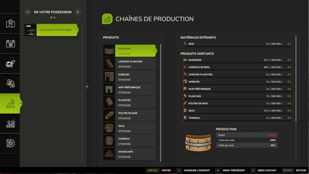 Small placeable sawmill V1.0