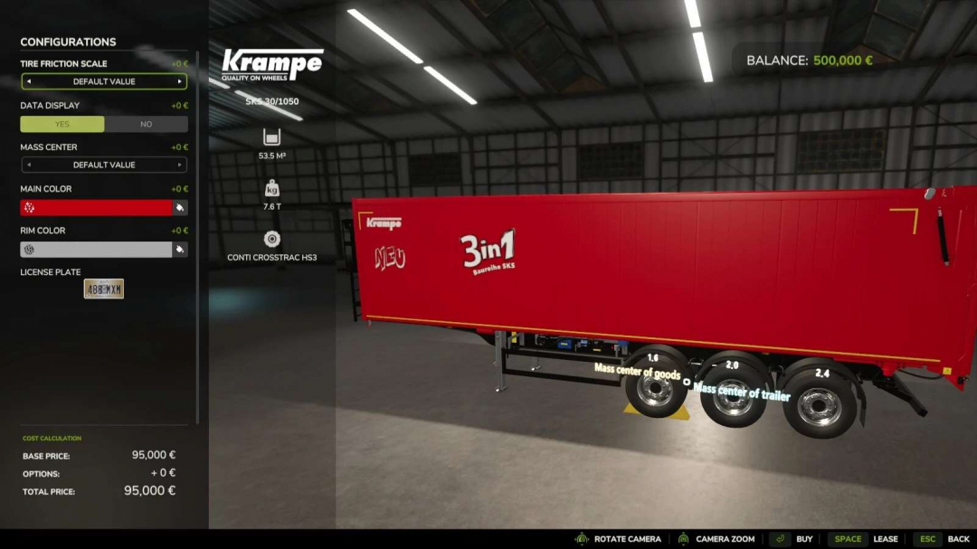 Vanilla Semitrailer Adjustment v1.0