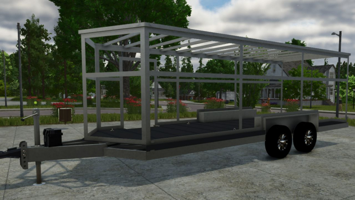 fs25-mods,  Buildable Enclosed Trailer V1.0