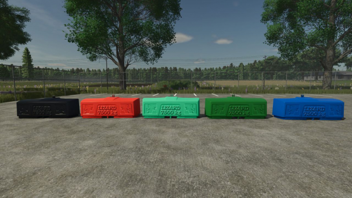 fs25-mods, Lizard Lead Filled Weight 7500 KG V1.0