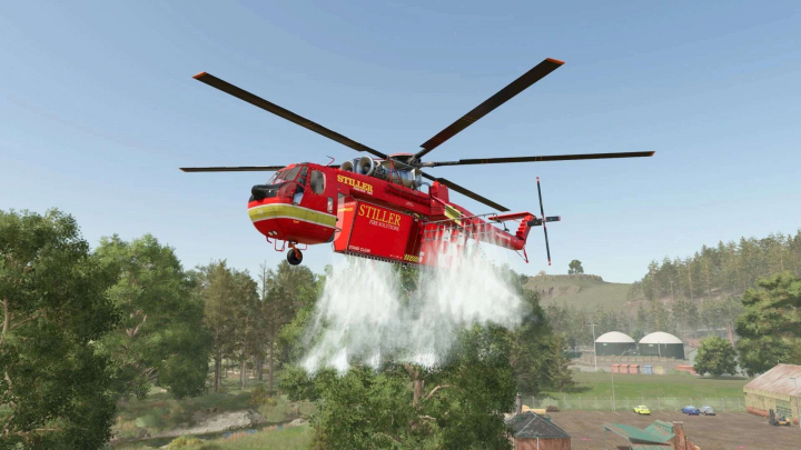 fs25-mods,  S64 Sprayer Helicopter v1.0