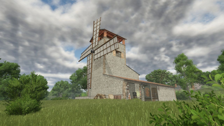 fs25-mods, Windmill And Its Bakery V1.0