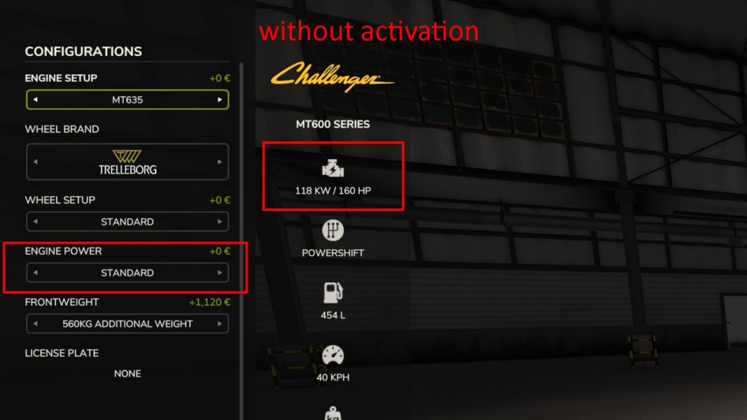 Adjustable Engine Power V1.0