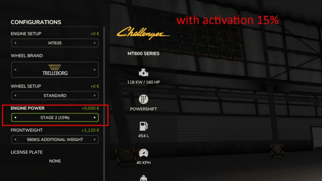Adjustable Engine Power V1.0