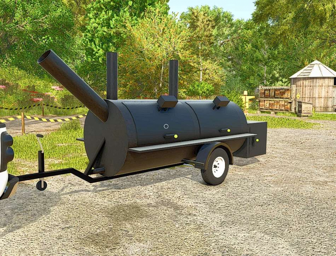 Custom BBQ Pit Trailer v1.0