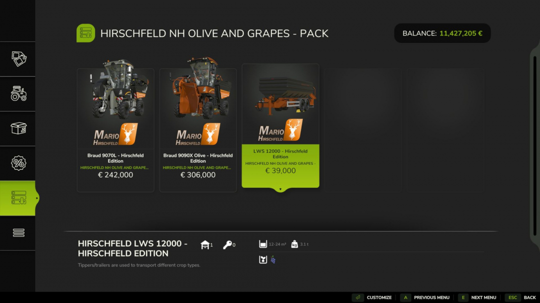 Grape and olive harvester V1.0