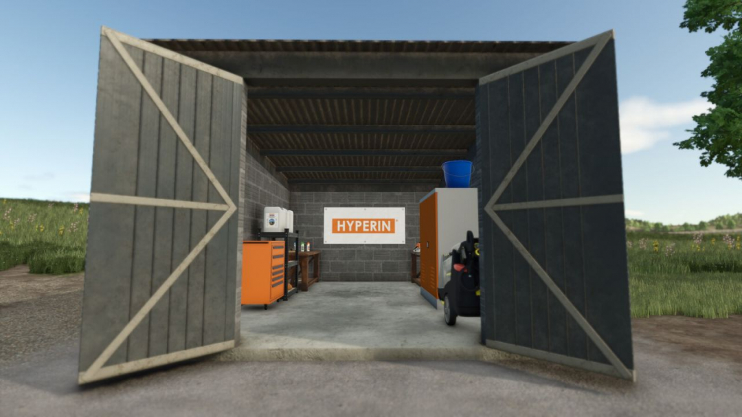 HYPERIN Tool Shed With Pressure Washer V1.0
