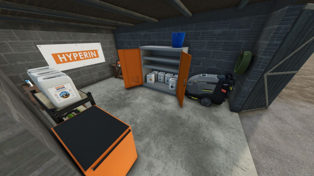 HYPERIN Tool Shed With Pressure Washer V1.0