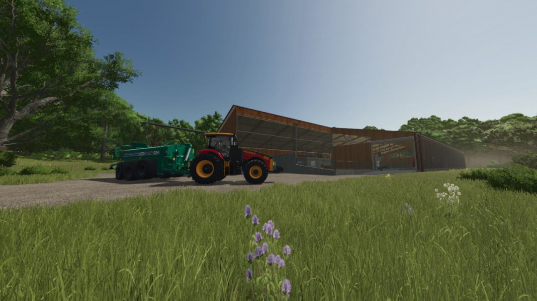 Large Stable With ManureHeap V1.0