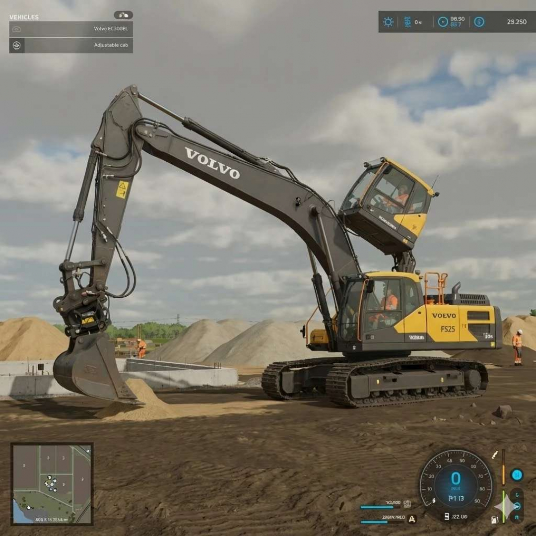 Volvo EC300EL VA verstellkabine v1.0.0.1