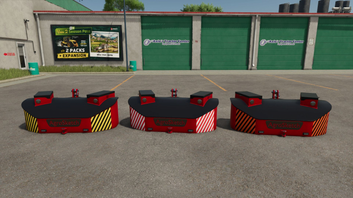 fs25-mods, AgroSketch weight pack V1.0