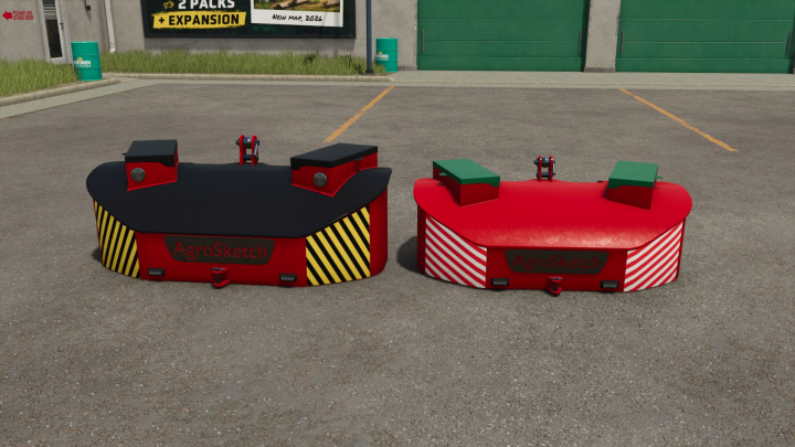 fs25-mods, AgroSketch weight pack V1.1