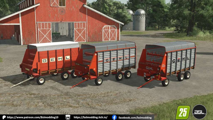 fs25-mods,  Gehl forage box pack v1.0