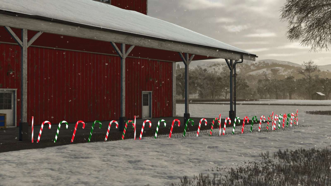 Candy Cane Fence v1.0