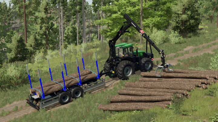 fs25-mods, Lizard Short Wood Trailer Pack V1.0