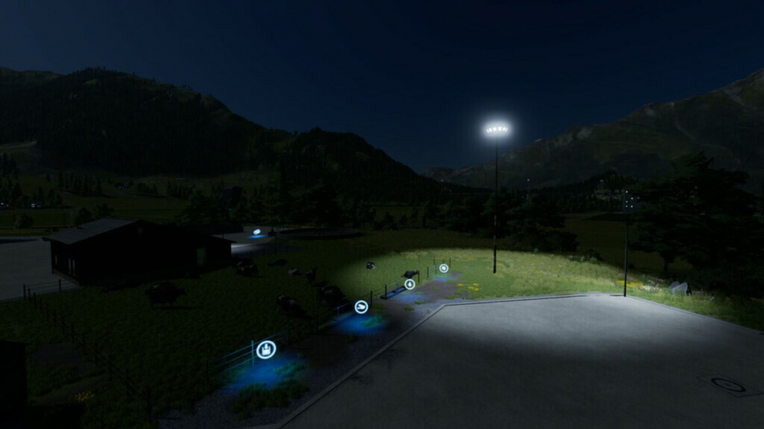 Floodlight Pole Prefab V1.0