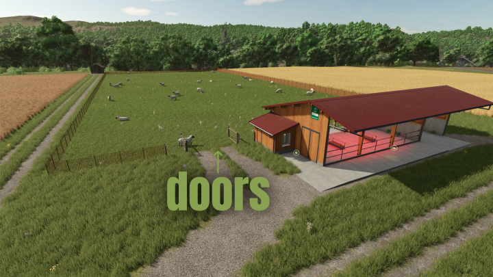 fs25-mods, Large sheepfold V1.0