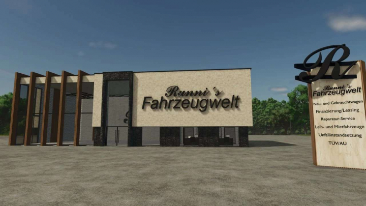 fs25-mods,  Runnis vehicle world (car dealership) v1.1