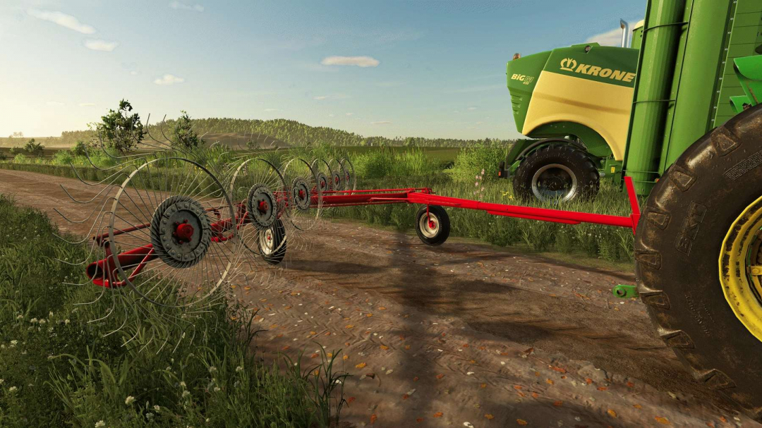 1978 6 wheel hay windrower v1.0