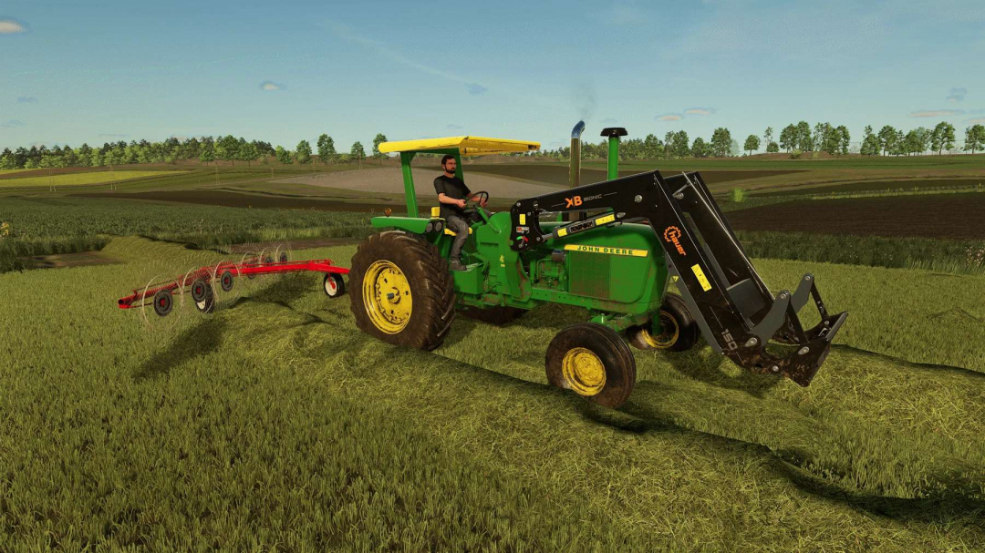 1978 6 wheel hay windrower v1.0
