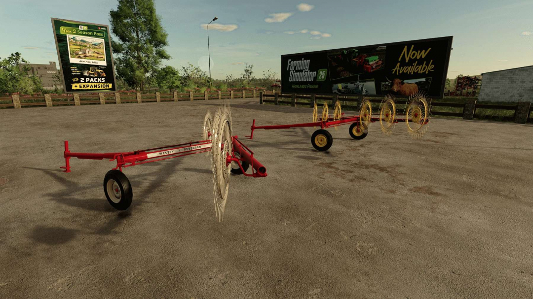 1978 6 wheel hay windrower v1.0
