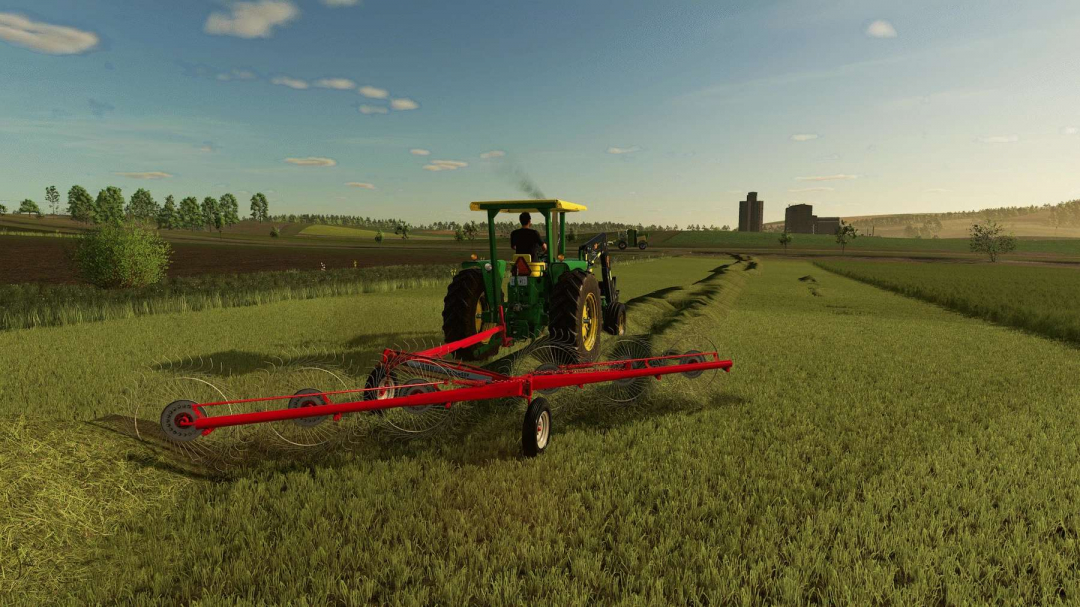 1978 6 wheel hay windrower v1.0