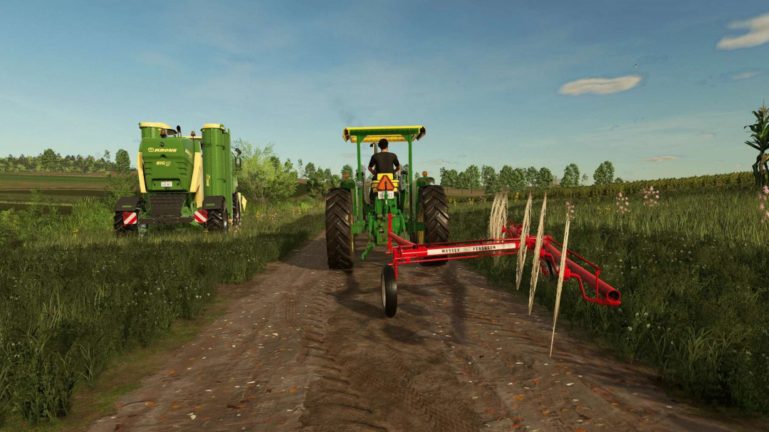 1978 6 wheel hay windrower v1.0