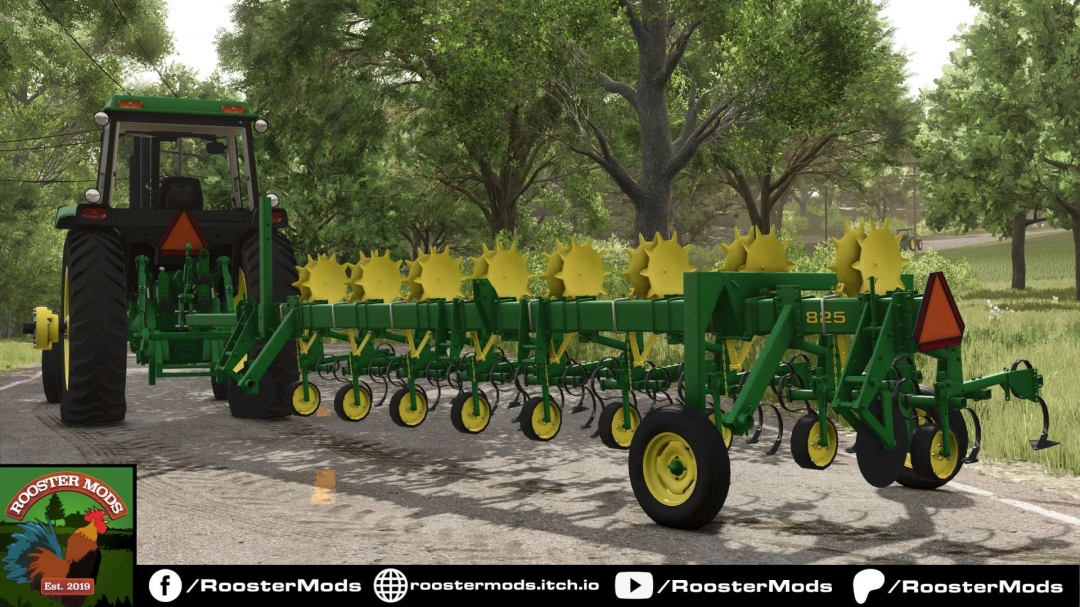 John Deere 825 Row-Crop Cultivator v1.0