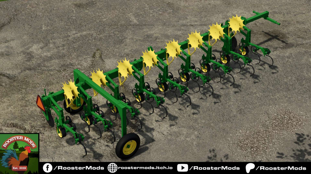 John Deere 825 Row-Crop Cultivator v1.0