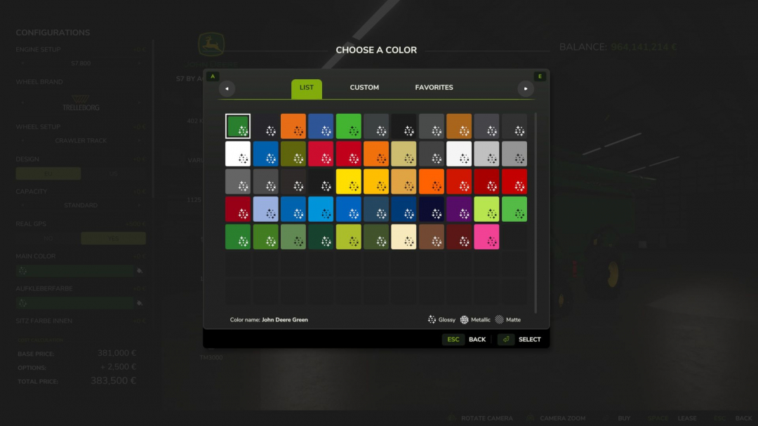 John Deere S7 (Multicolor) V1.0