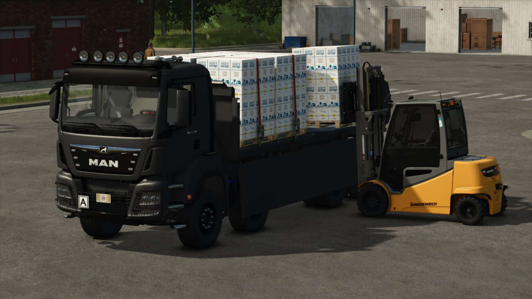 MAN TGS 4 Achs Kipper v1.0