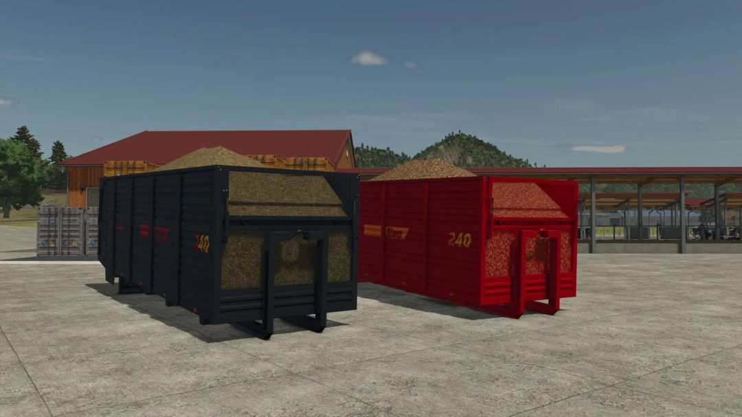 Schuitemaker Siwa 240 Hooklift Silage Container v1.0