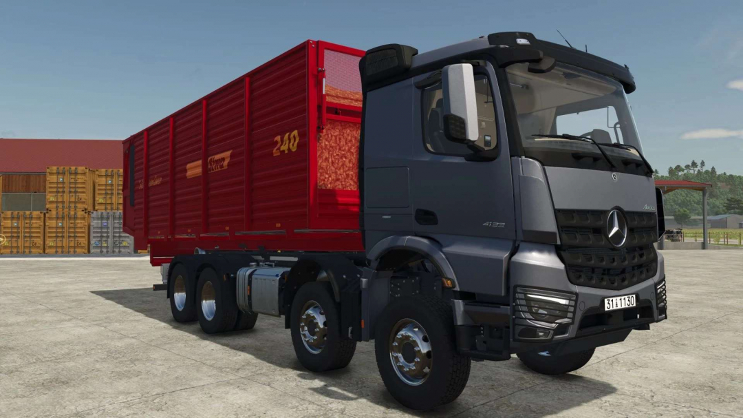 Schuitemaker Siwa 240 Hooklift Silage Container v1.0