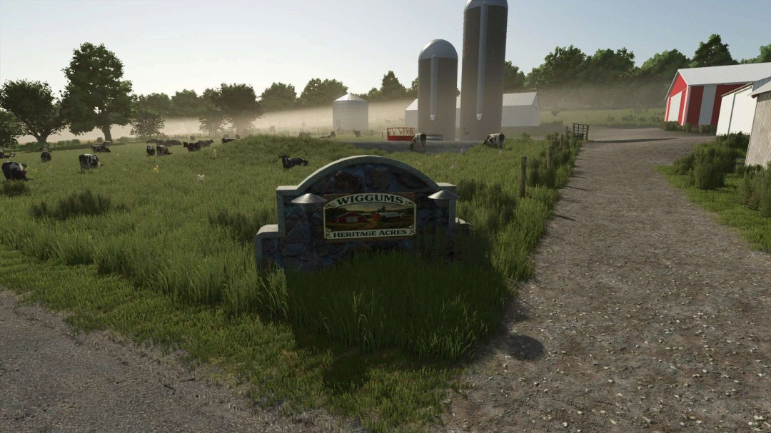 Wiggums Heritage Acres Farm Sign v1.0