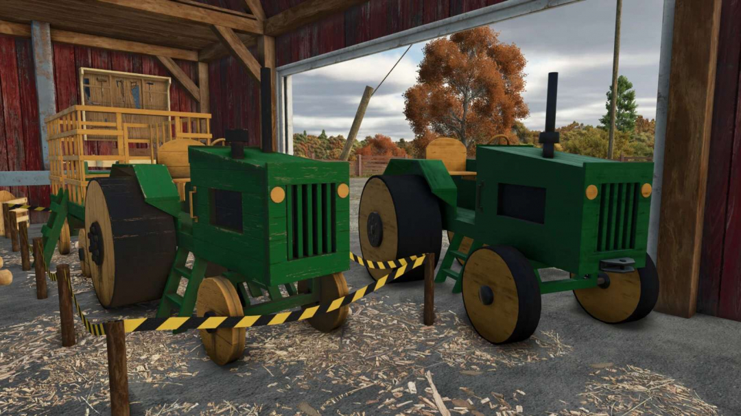 Wooden Tractor Set v1.0