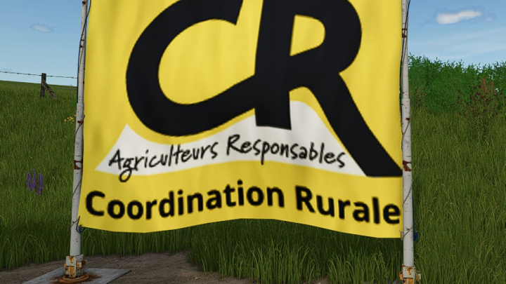 fs25-mods,  Placeable Rural Coordination Flag V1.0