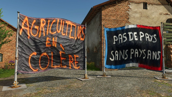 fs25-mods,  Placeable flag No. 1 agricultural event V1.0