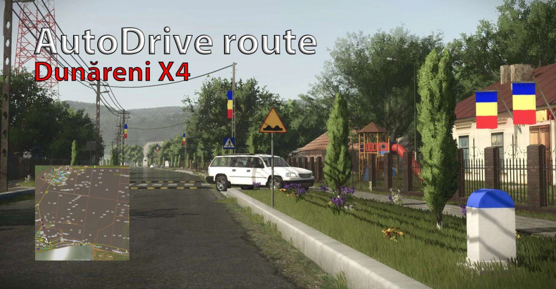 Autodrive route for Dunareni X4 FS25 v1.0