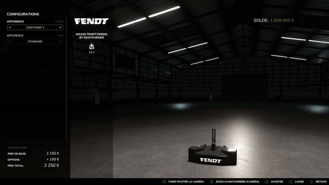 Fendt weight v1.0