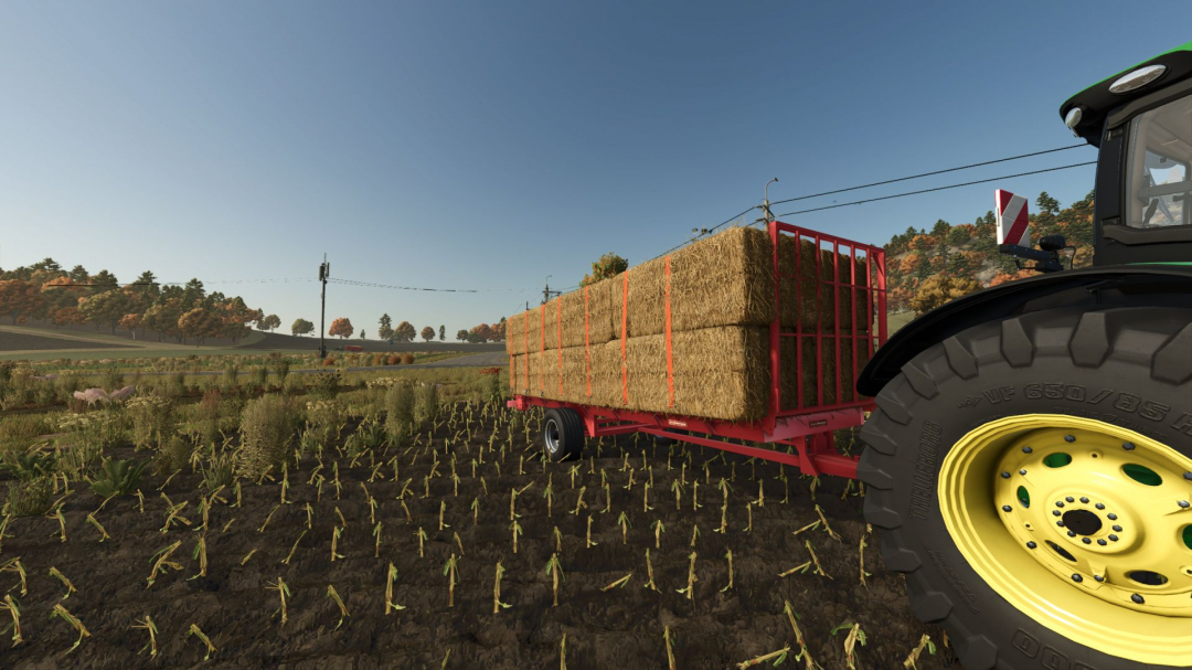 Old flatbed trailer La Campagne V1.0