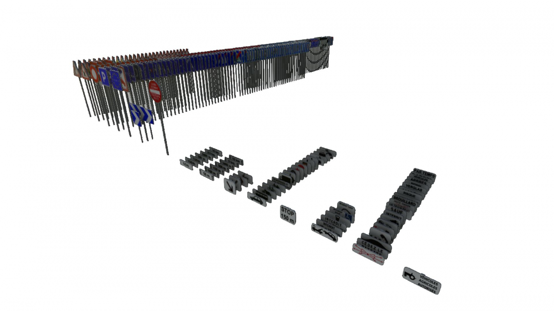 Pack of French Road Signs V1.0