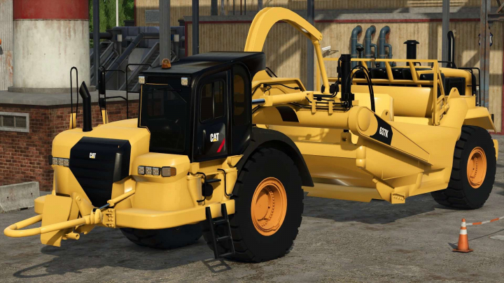 fs25-mods,  CAT 637K Scraper v1.0