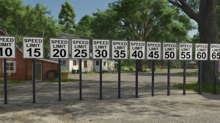 fs25-mods,  US Speed Limit Sign V1.0