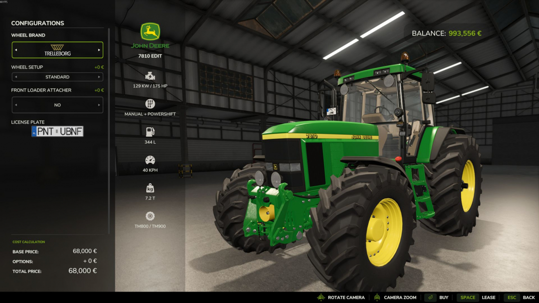 John Deere 7810 Edit V1.1